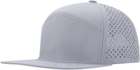 2024 Men Flat Brim Baseball Cap Adjustable Performance Snapback Hat Laser Perforated Cap