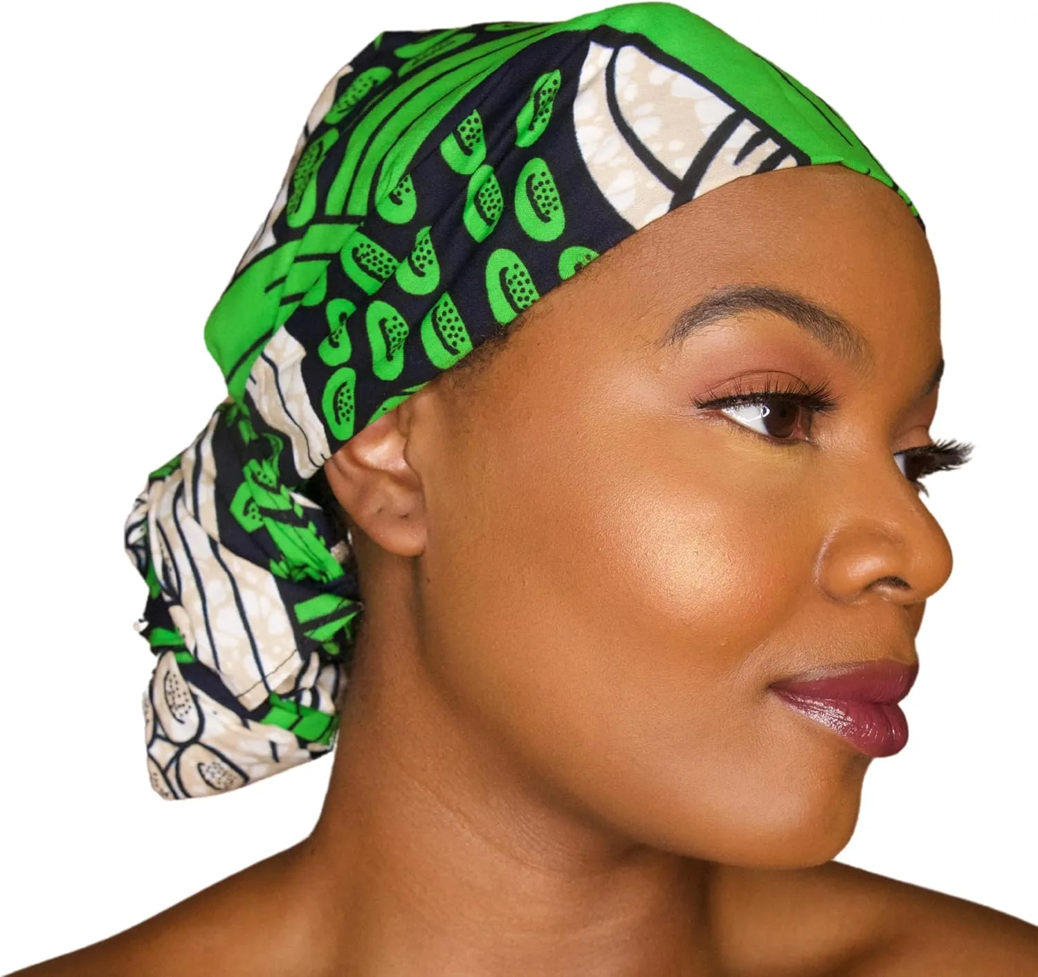 African Ankara Print Pattern Headwrap Scarf Shawl Turban Headress