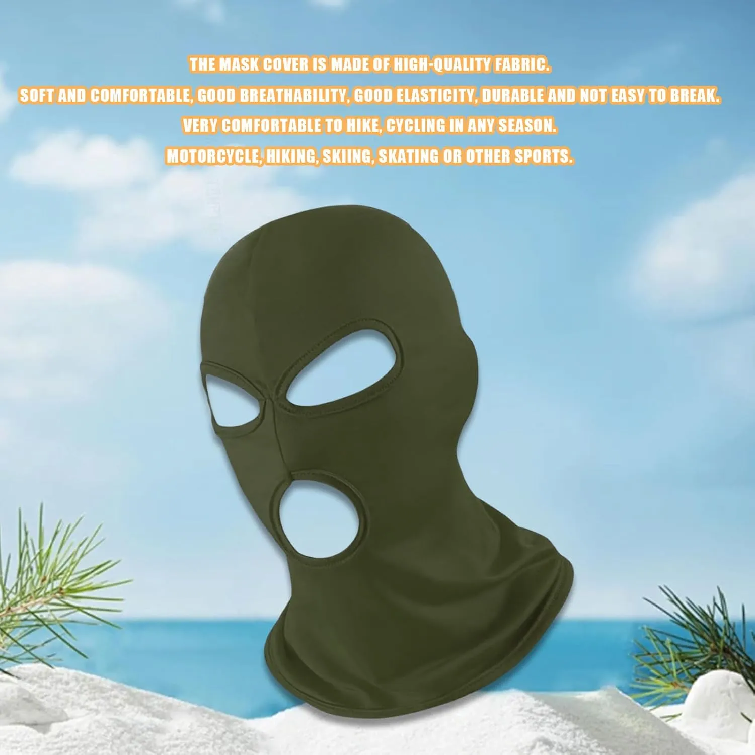 Balaclava Mask,Thin Full Face Mask for Motorcycle Bike Hunting Cycling Cap Ski