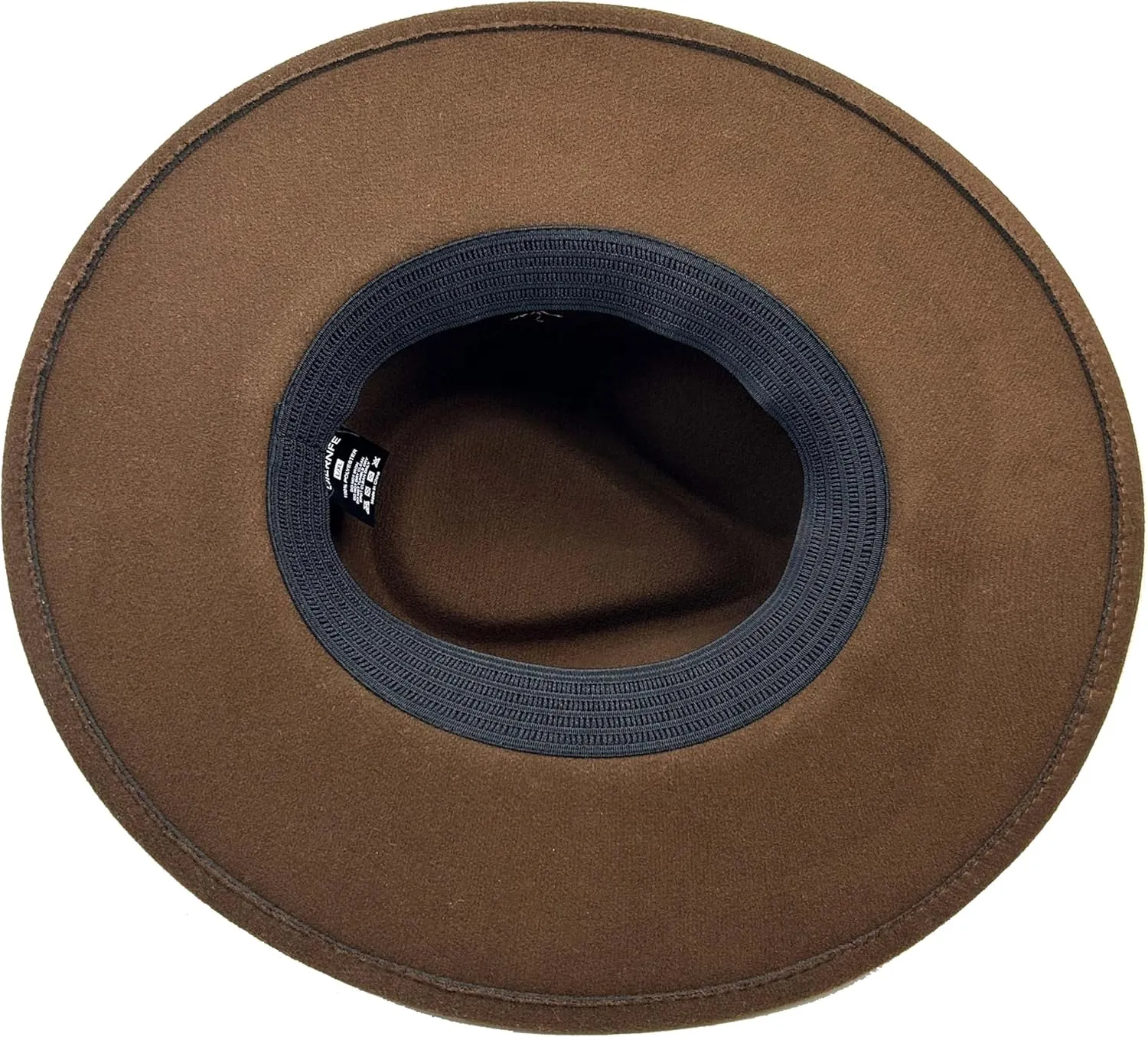 Classic Wide Brim Fedora Hat for Women Man Floppy Panama Hat Western Felt Outdoor Hat with Band Sun Protection
