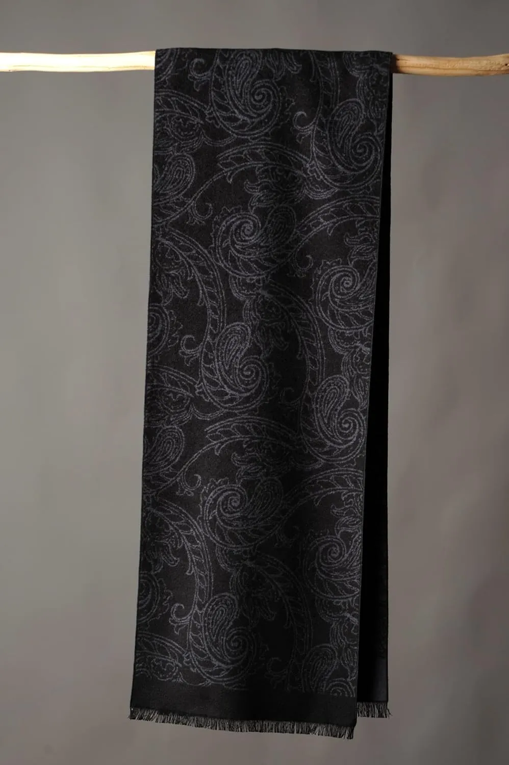 CUDDLE DREAMS Men's Silk Scarves for Winter, 100% Mulberry Silk Brushed, Luxuriously Soft & Warm, Decent Box Packed