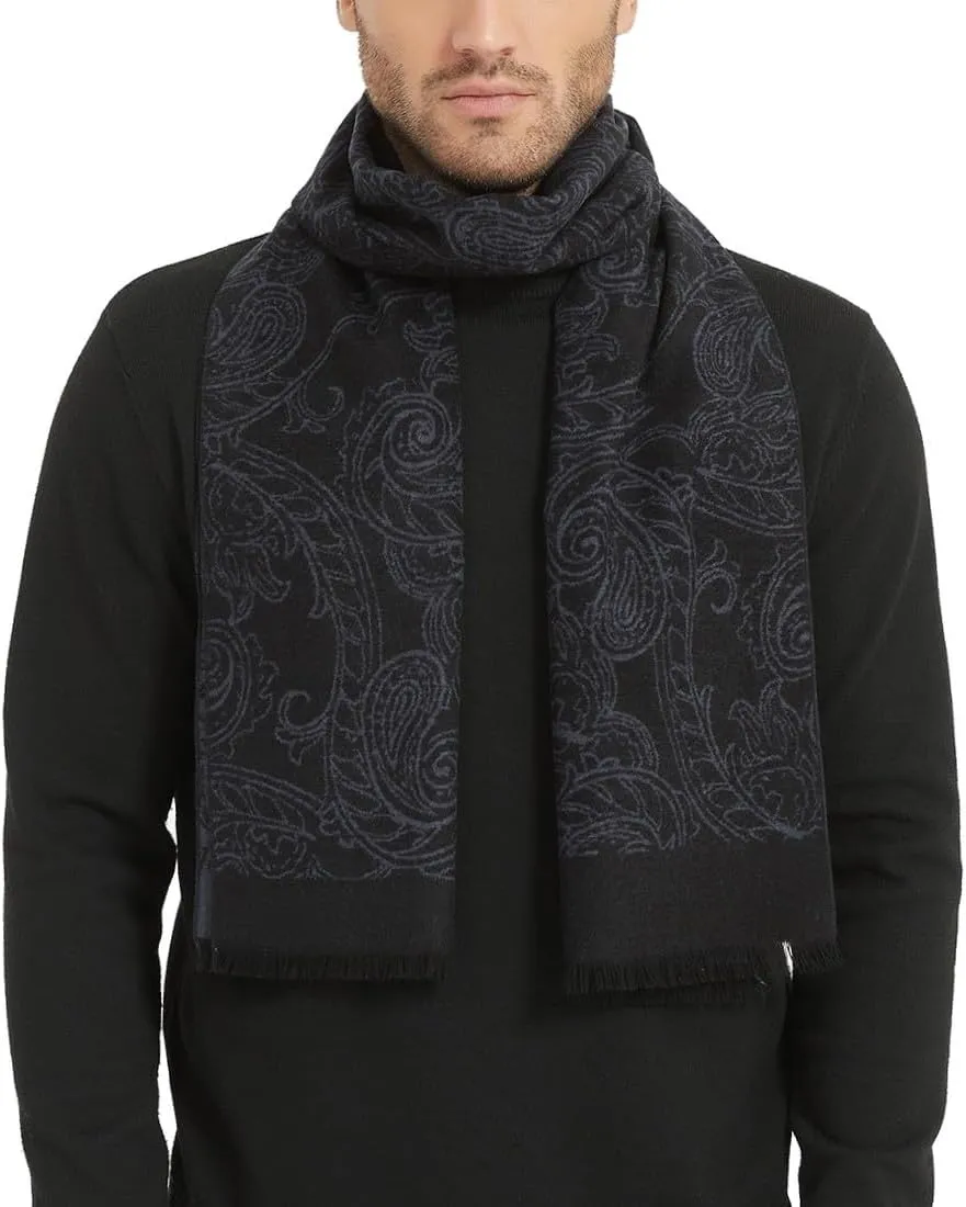 CUDDLE DREAMS Men's Silk Scarves for Winter, 100% Mulberry Silk Brushed, Luxuriously Soft & Warm, Decent Box Packed