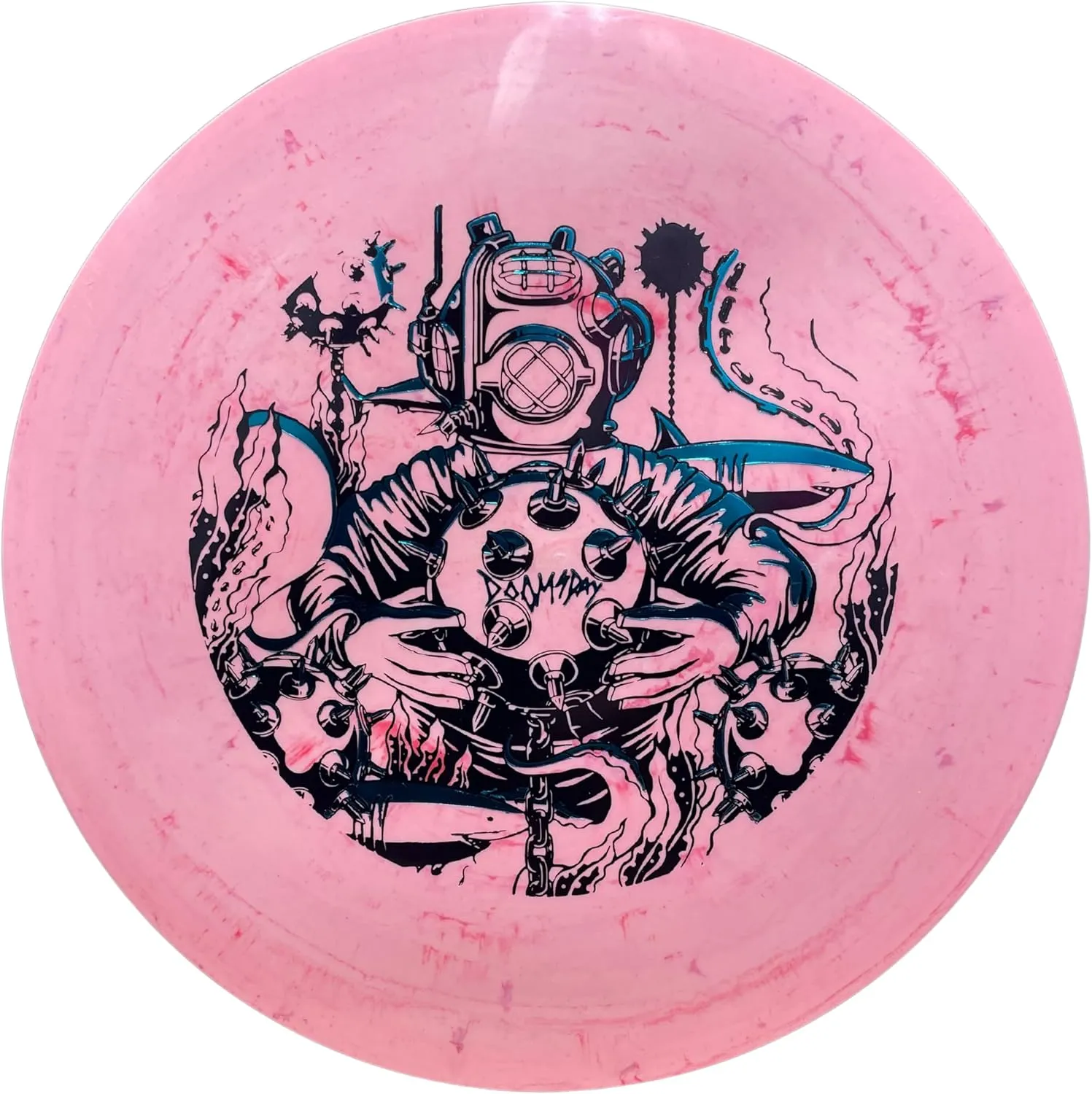 DOOMSDAY DISCS Depth Charge | Disc Golf Putt-and-Approach in Floppy Plastic | Fun for Short Straight Throws