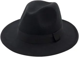 Fedora Hat for Women Men Solid Color Panama Hat Winter Luxury Hats Wide Brim Fedoras