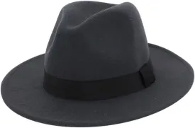 Fedora Hat for Women Men Solid Color Panama Hat Winter Luxury Hats Wide Brim Fedoras