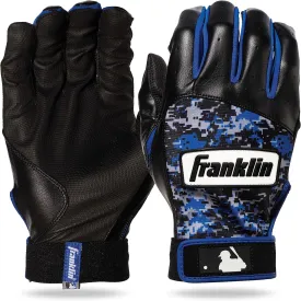 Franklin Sports MLB Youth Batting Gloves - Digitek Camo Baseball   Softball - Premium Leather - Many Sizes   Colors - Youth