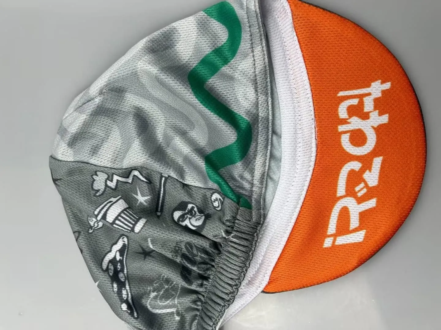 Funny Cycling Cap - Polyester Skull Cycling Hat-Under Helmet -Cartoon Cycling Helmet Liner Breathable&Sweat Uptake