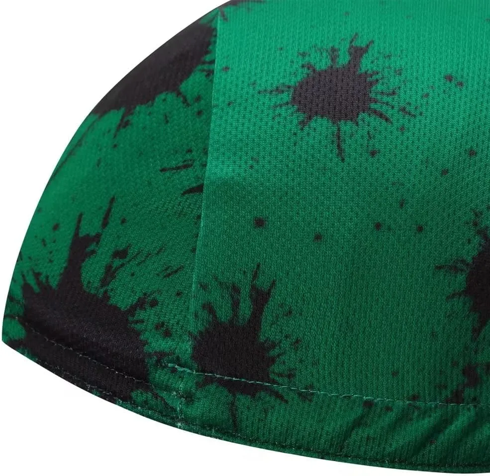 Funny Cycling Cap - Polyester Skull Cycling Hat-Under Helmet -Cartoon Cycling Helmet Liner Breathable&Sweat Uptake