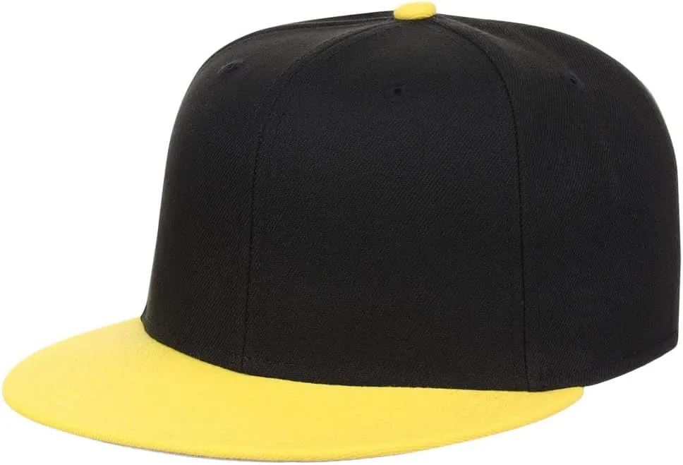 Lids Blank Premium Full Court w/Colored Under Visor Fitted Cap