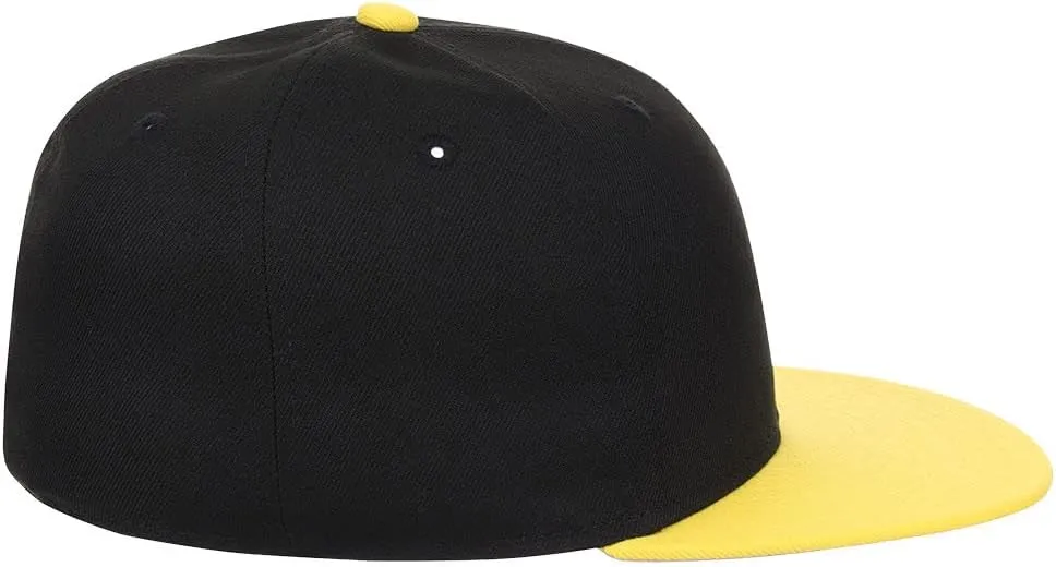 Lids Blank Premium Full Court w/Colored Under Visor Fitted Cap