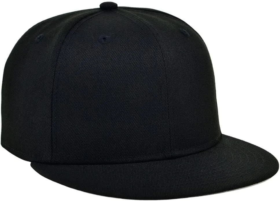 Lids Blank Premium Full Court w/Colored Under Visor Fitted Cap