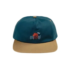 MAGENTA SUNSET SNAPBACK OCEAN BLUE