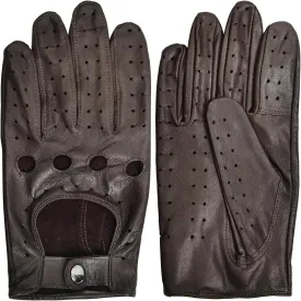 Mens Leather Driving Gloves Touchscreen, Unlined Thin Leather Driving Gloves SUM06US-T