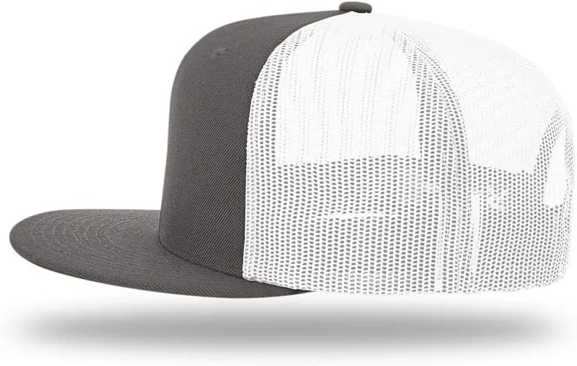 Richardson 511 Wool Blend Flatbill Trucker Caps | Blank Trucker Hats | OSFM