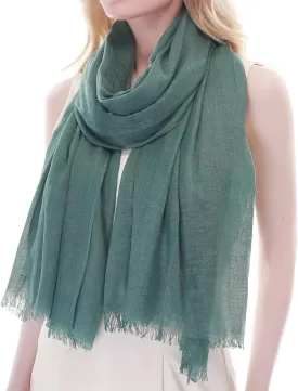 RIIQIICHY Scarf for Women Lightweight Solid Color Long Fashion Gauze Scarves Shawl Wrap