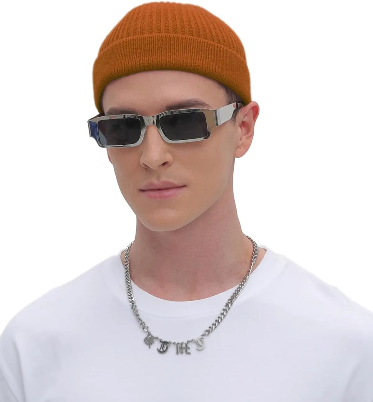ROYBENS Swag Wool Short Fisherman Beanie for Men Women, Knit Cuff Trawler Beanie Watch Hat, Soft Spring Fall Skull Cap Unisex