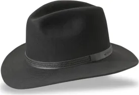 Tilley TWF1 Montana Wool Fedora Hat (Brown, 7 3/8)