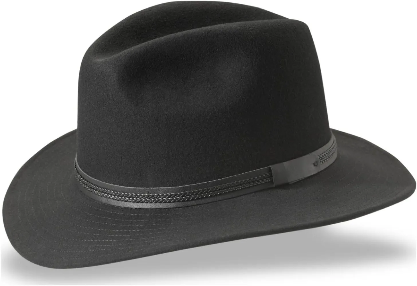 Tilley TWF1 Montana Wool Fedora Hat (Brown, 7 3/8)
