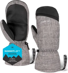 Tough Outdoors Winter Ski Mittens for Men & Women - Warm Insulated Waterproof Snow Mittens for Cold Weather and Snowboarding