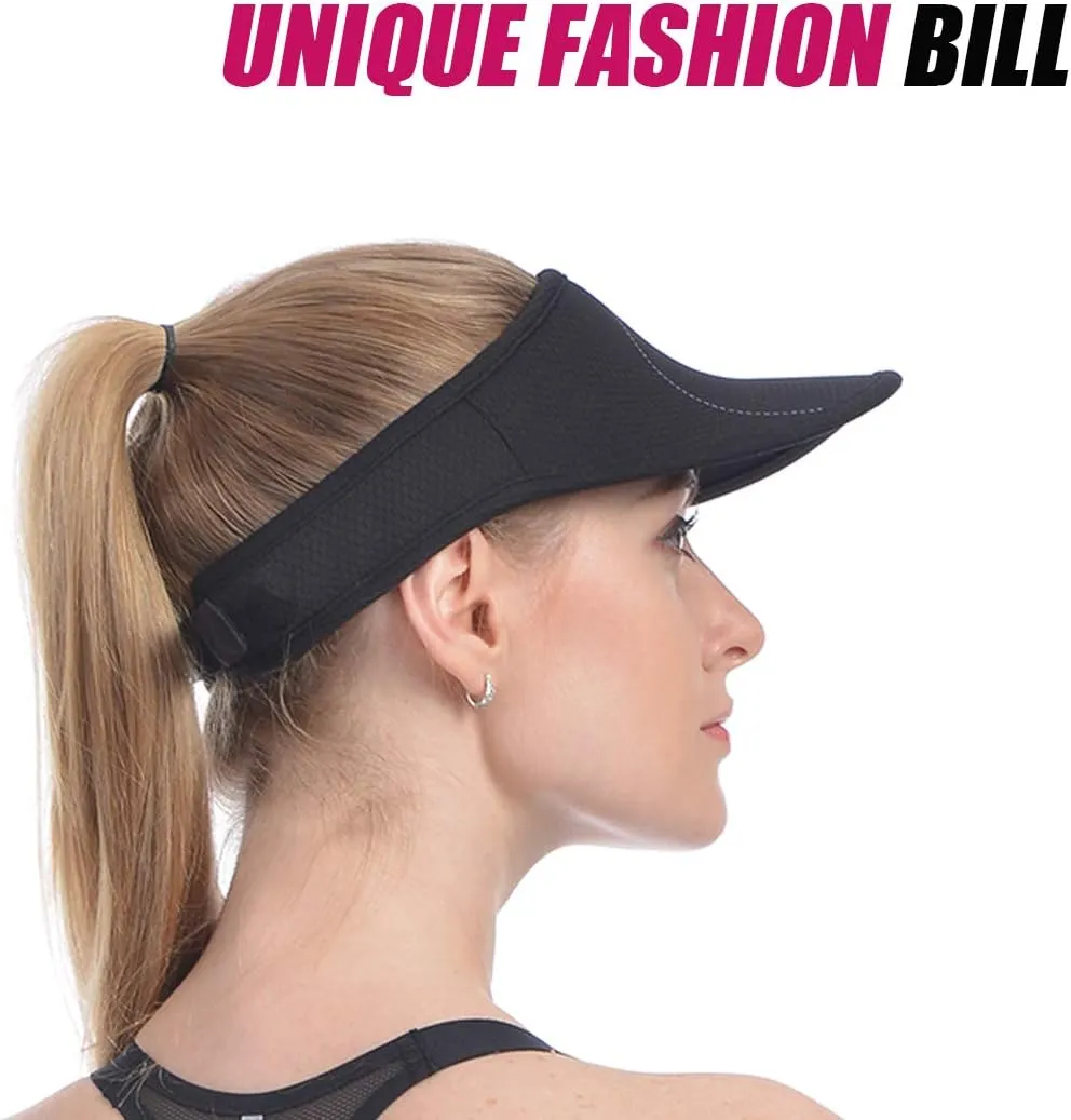 USHAKE Sports Sun Visor for Man or Woman in Golf Running Jogging Tennis Hiking